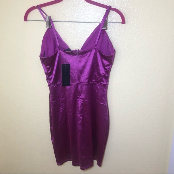 Thirty Thirty sleeveless purple Mini  Dress size S - Picture 4 of 7